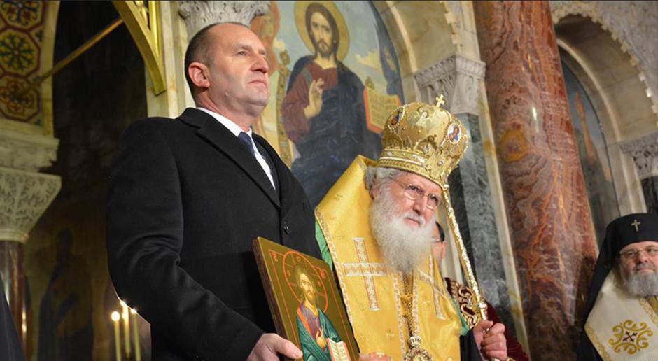 Румен Радев присъствието на патриарха