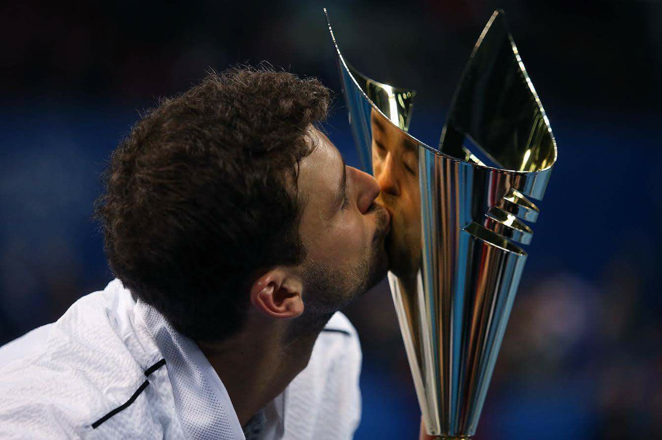 press conference champion Grigor Dimitrov