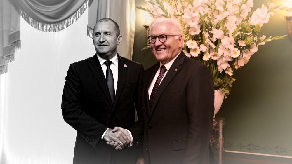 Президент Румен Радев и президент Франк-Валтер Щайнмайер